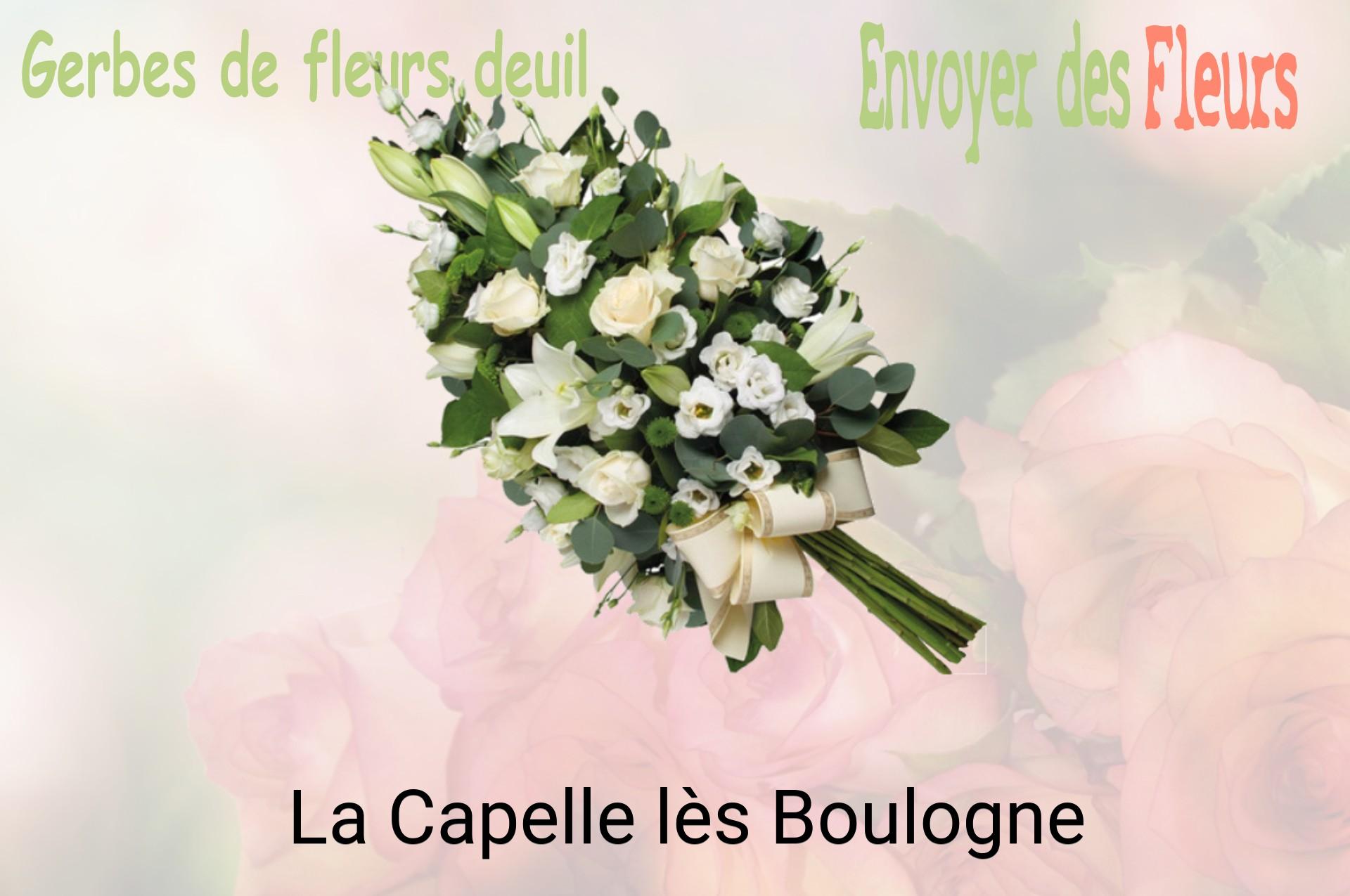 Gerbe de fleurs de deuil livrée à La Capelle-lès-Boulogne